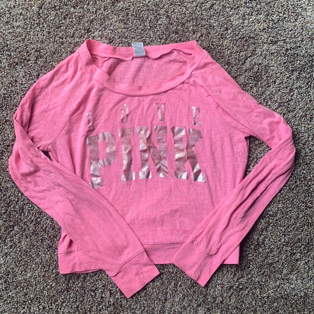 Pink Victoria’s Secret Long Sleeve Shirt